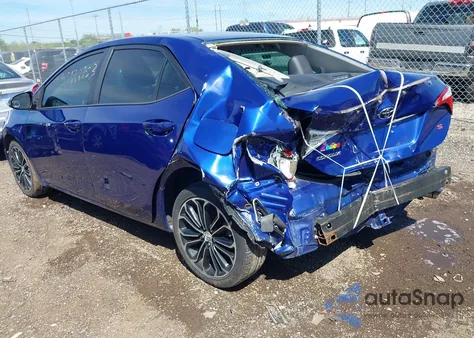 2015 Toyota Corolla S Plus from USA, damaged, VIN 2T1BURHE7FC319363